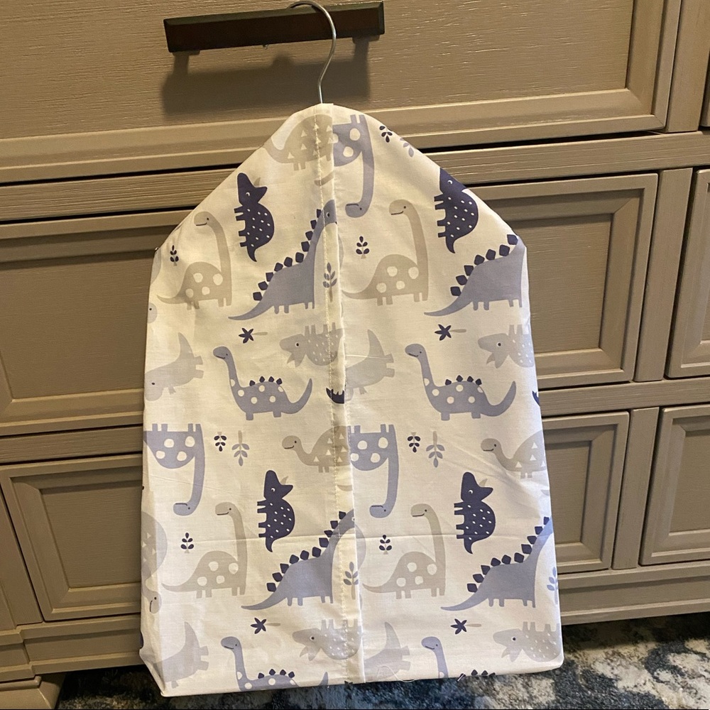 Lambs & Ivy dinosaur diaper stacker